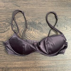 Maison Close satin bra